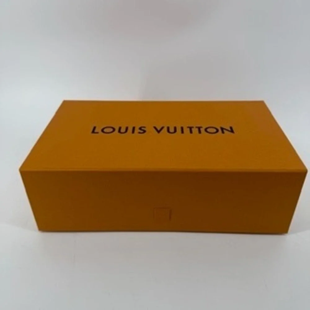Louis Vuitton Magnetic Gift Box Orange Large 13x7.5x4 with Ribbon & Tissue